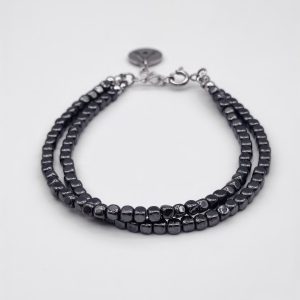 2-Layer Hematite Bracelet