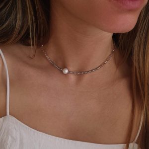 Single Pearl Necklace