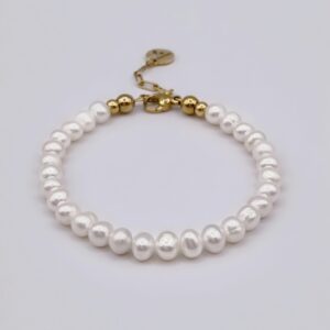 Ray's Pearl Bracelet<span> - </span>Gold