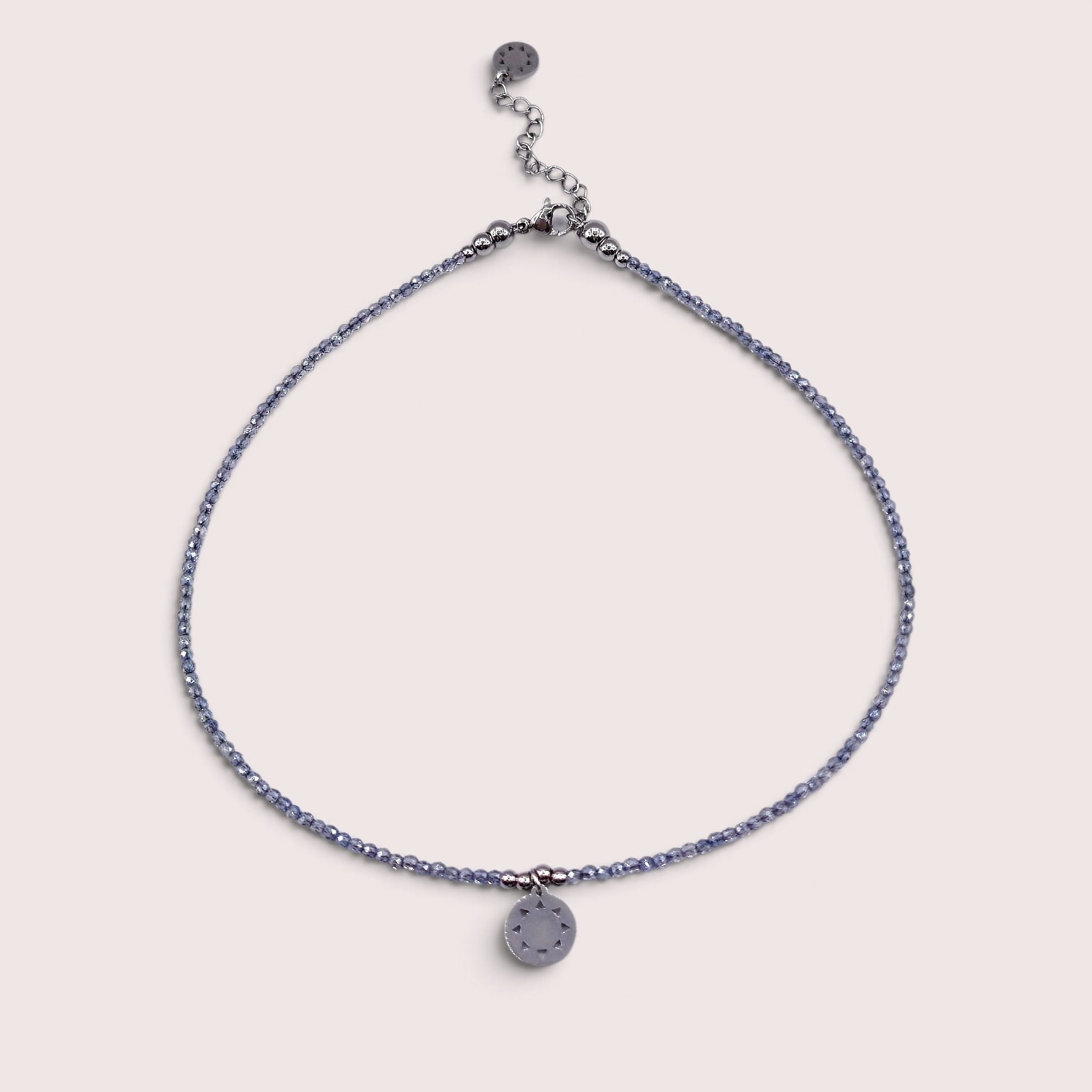Fine Mini Sun Necklace - Image 9