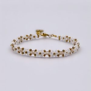 Bloom Bracelet<span> - </span>Nude/Gold