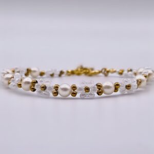Bloom Pearl Bracelet<span> - </span>Gold